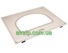 Glass with frontal plate (F83ER/F83ETR ivory RUSTICO)